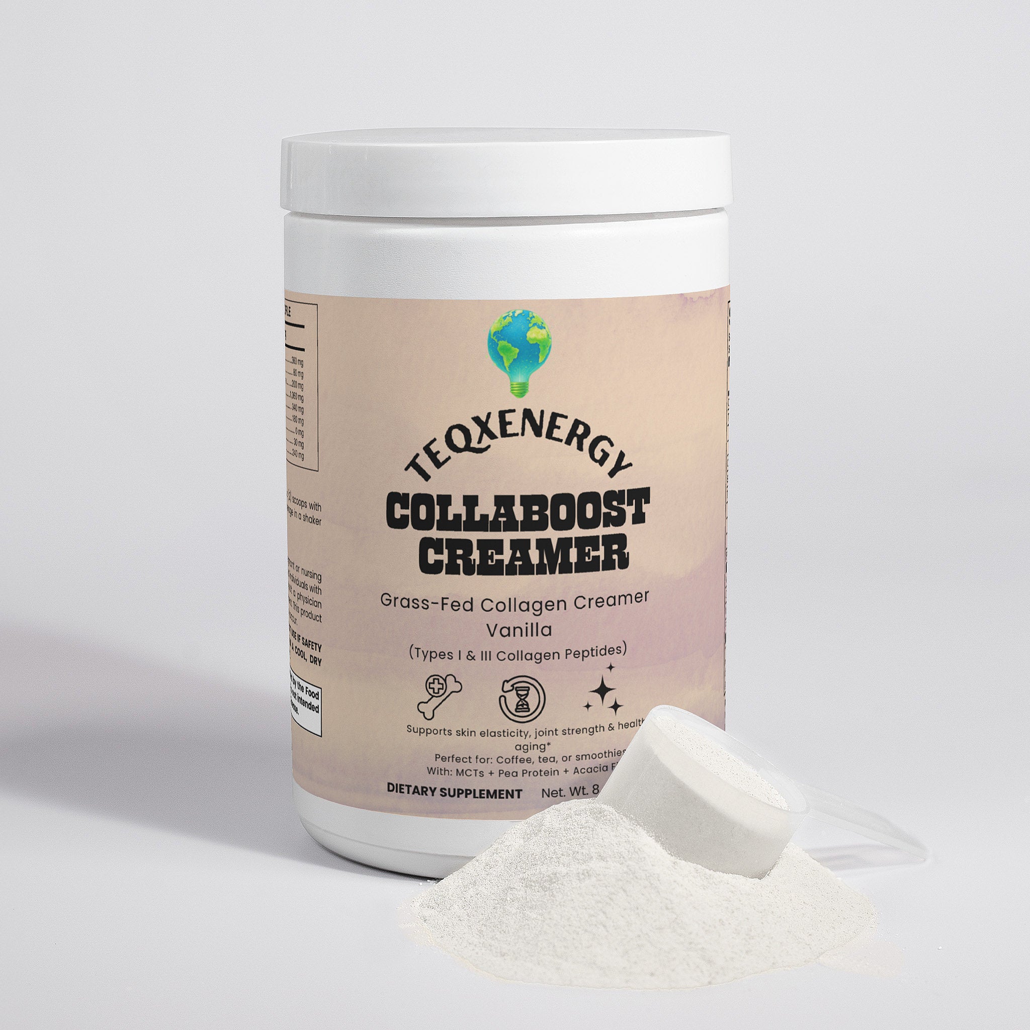 Collaboost Creamer - Grass-Fed Collagen Vanilla