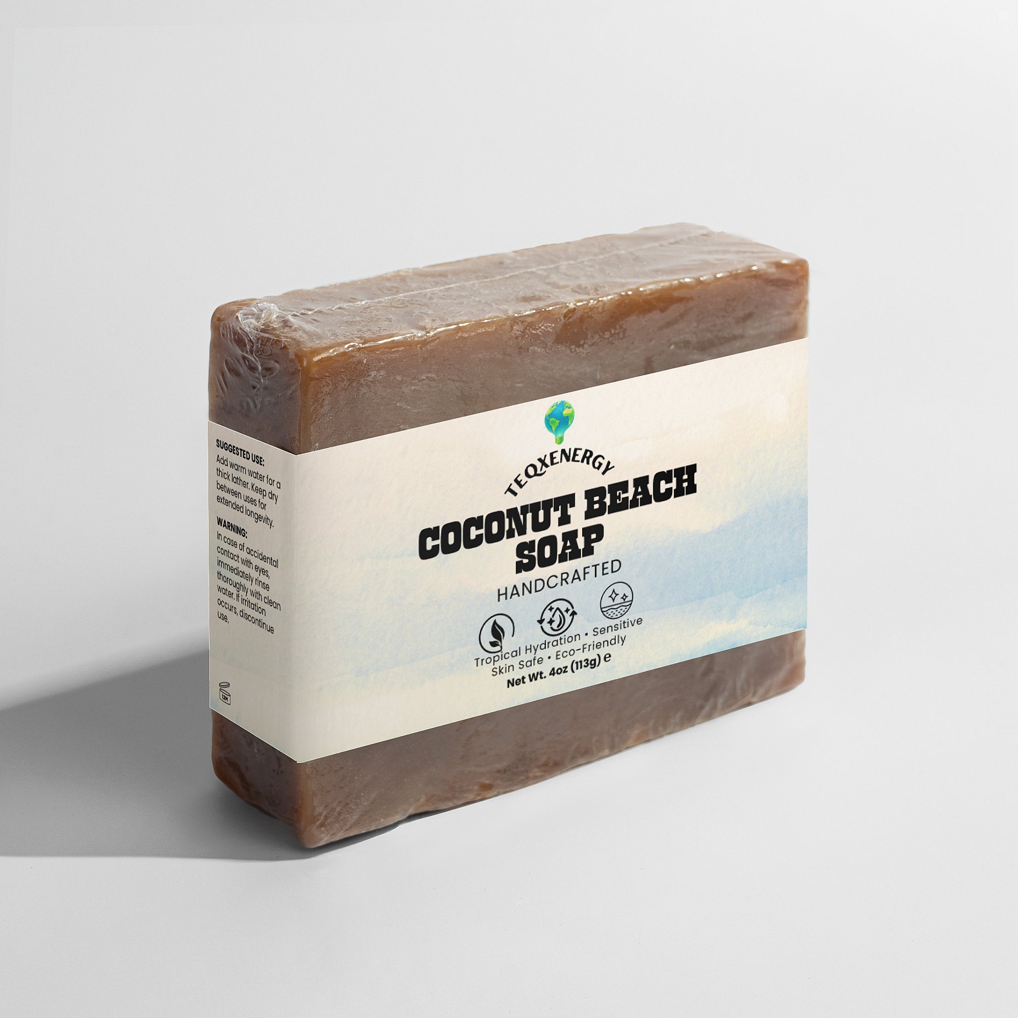 Coconut Beach Soap - Sensitive Skin Tropical Luxury