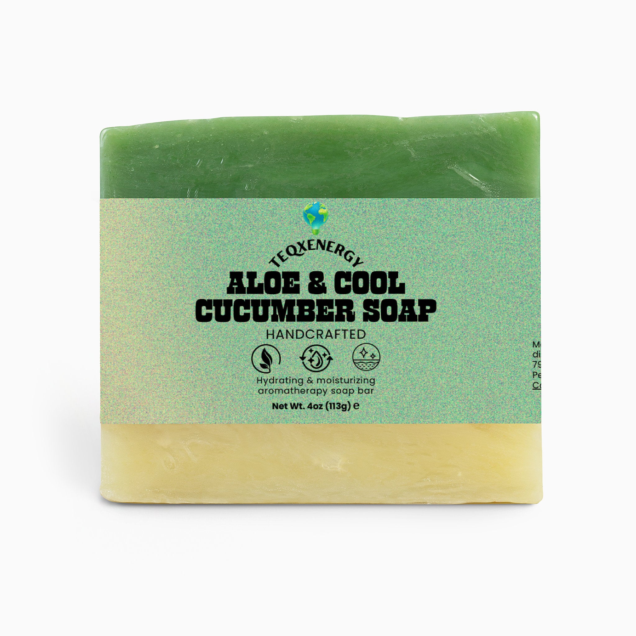 Aloe Cucumber Soap - Cooling Relief Sensitive Skin