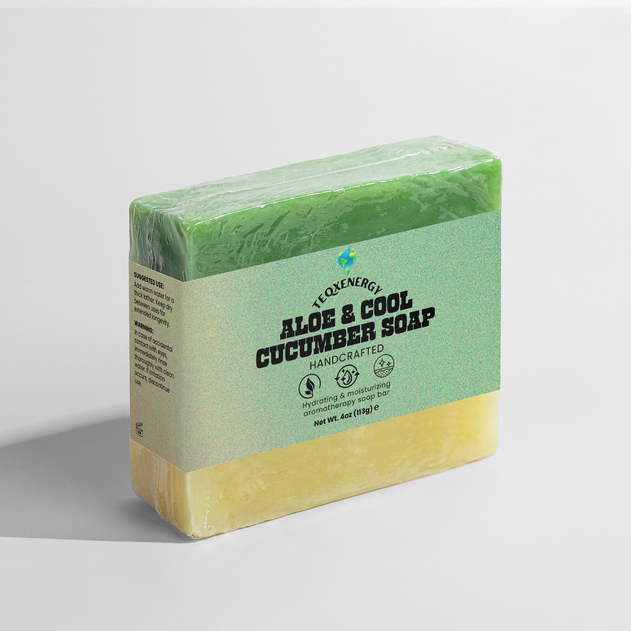 Aloe Cucumber Soap - Cooling Relief Sensitive Skin