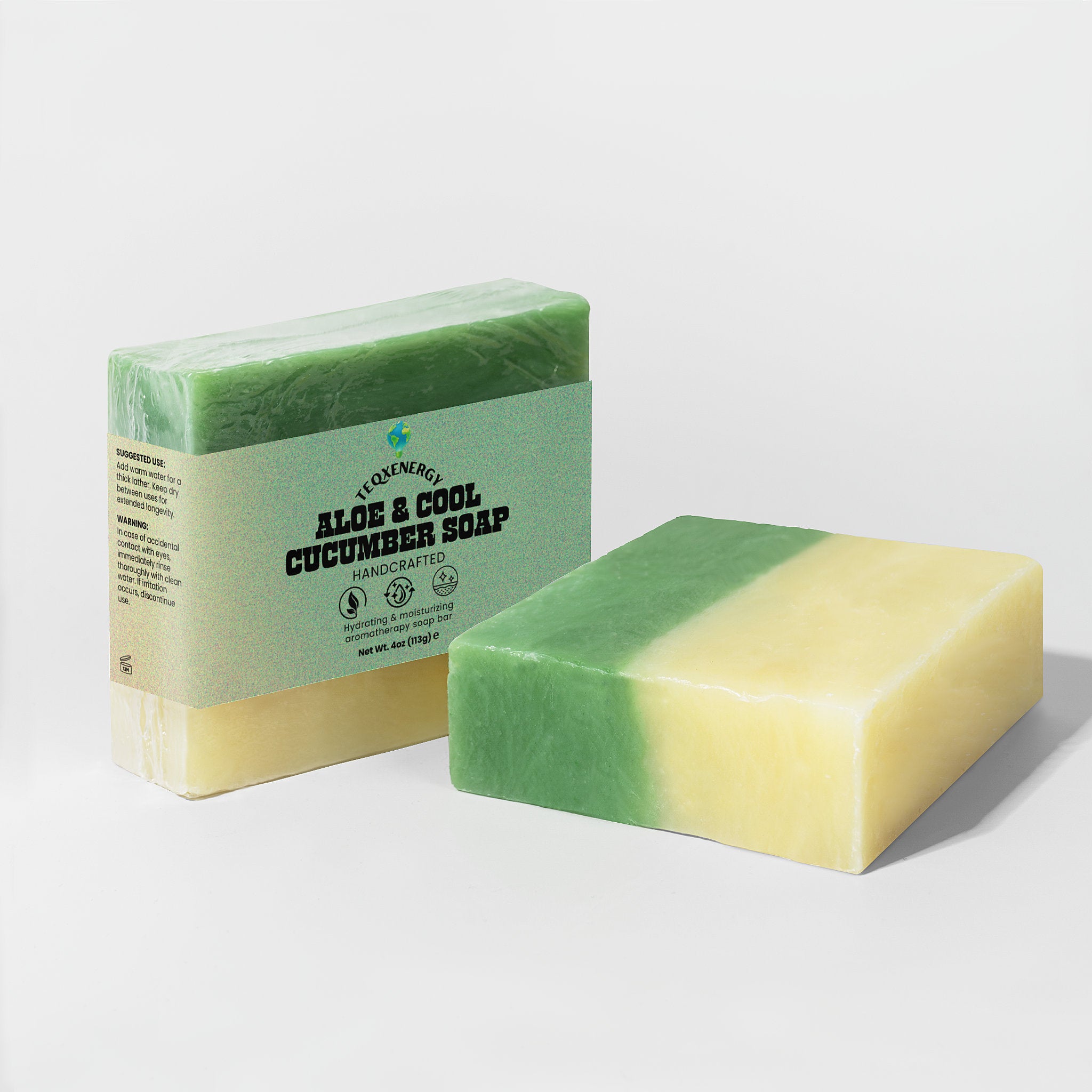 Aloe Cucumber Soap - Cooling Relief Sensitive Skin