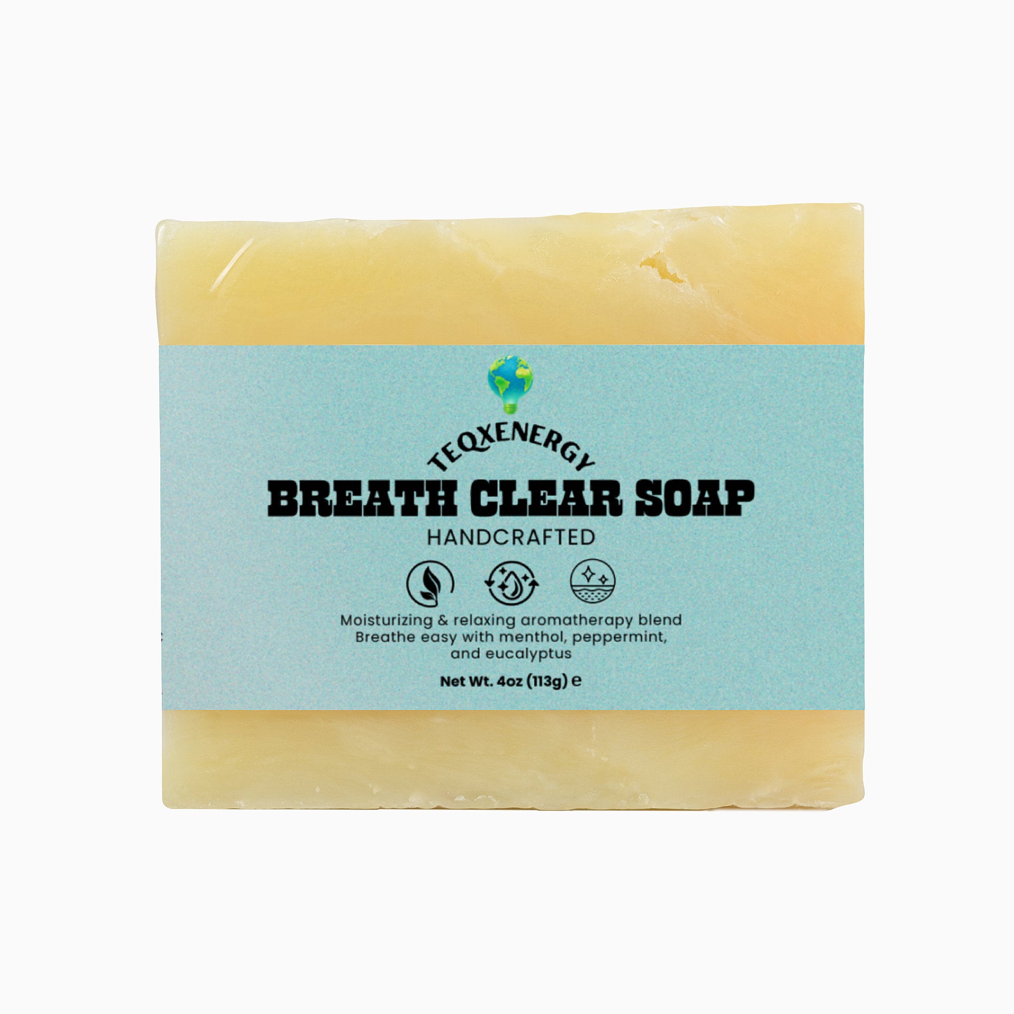 Breathe Clear Soap - Eucalyptus Peppermint Aromatherapy