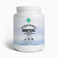 Isofuel Advanced by TeqenX offers 22g of premium whey protein isolate in a creamy vanilla flavor. Ideal for serious athletes, it supports muscle growth with rapid absorption and includes MCT oil for quick energy. Non-GMO and vegetarian-friendly, this low-carb and low-fat formula is perfect for lean muscle building. Simply mix 2 scoops with your favorite beverage daily, especially post-workout or before meals. Each container provides 26-27 servings, making it a great addition to your fitness routine.