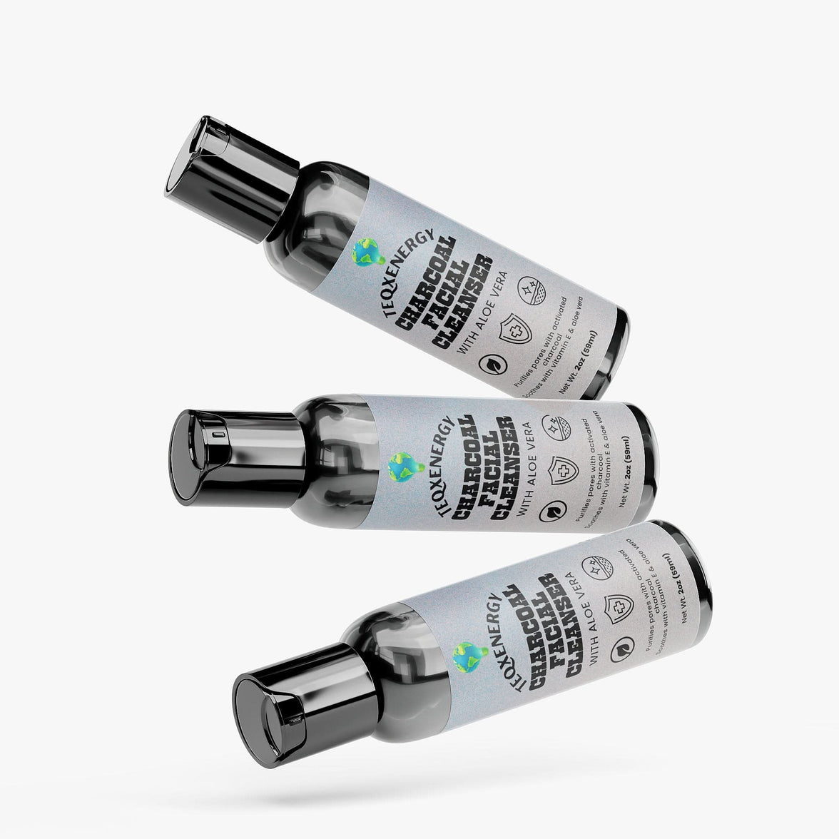 Revitalize your skin with this activated charcoal facial cleanser. It gently removes impurities and makeup without drying your face. Enjoy daily cleansing that draws out pollution while maintaining comfort. This formula supports natural hydration with aloe vera and glycerin, and is paraben-free and sulfate-free. Perfect for any time—morning, evening, or post-workout—achieve clean, refreshed skin effortlessly. Add this essential to your routine today.
