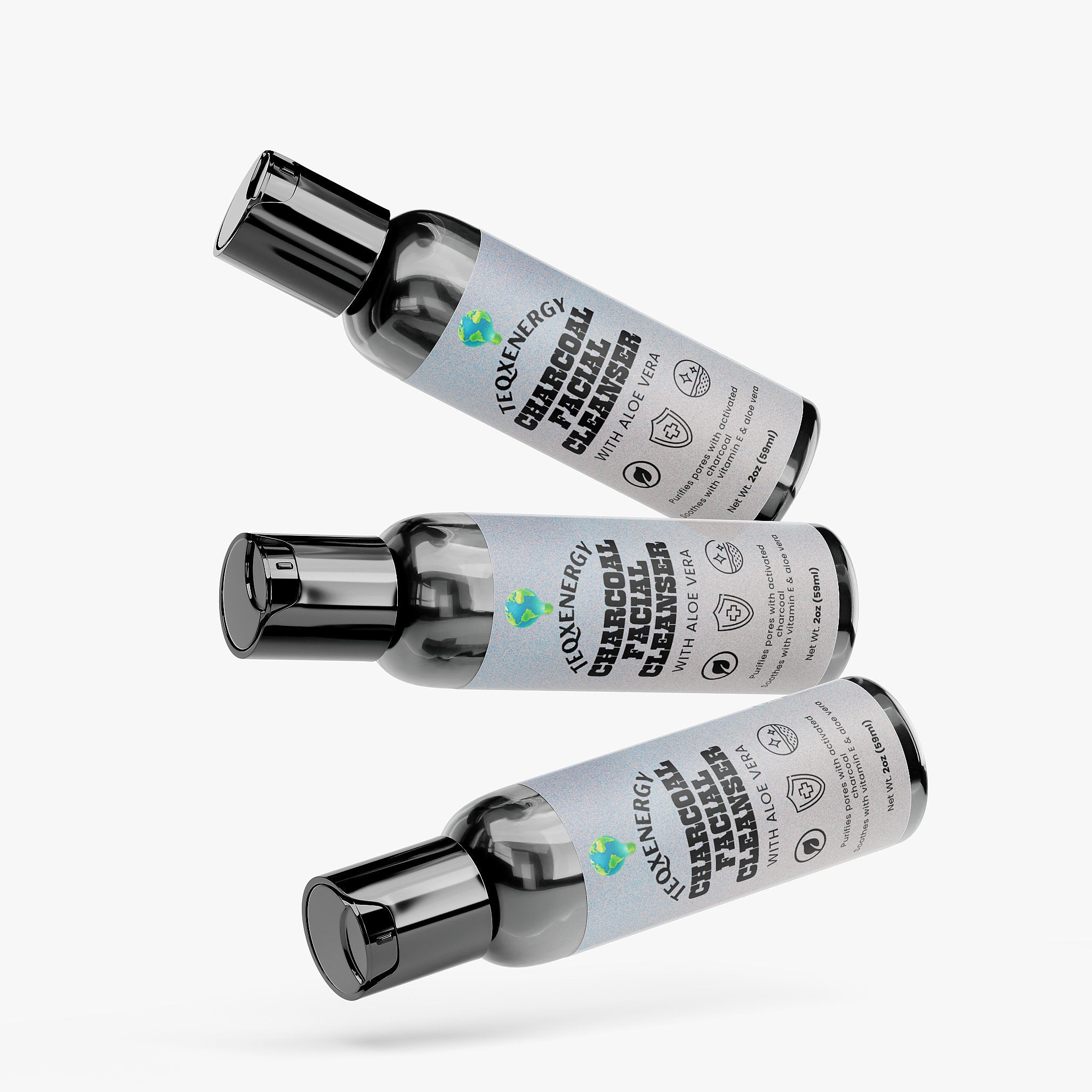 Charcoal Facial Cleanser - Gentle Daily Purifying