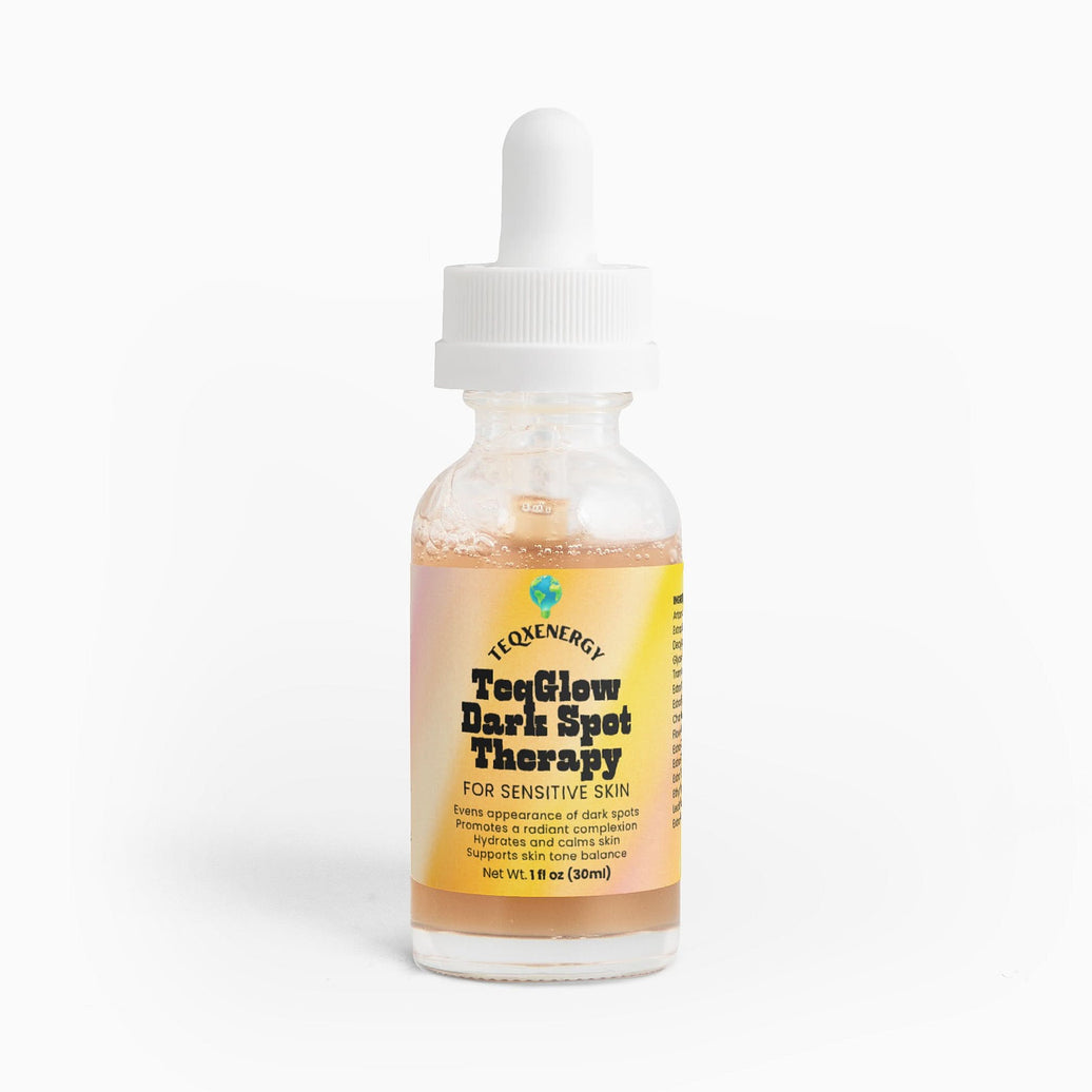TeqenX TeqGlow Dark Spot Therapy is designed for sensitive skin, using adaptogenic mushrooms for natural dark spot reduction. This innovative serum hydrates while targeting discoloration, featuring soothing botanicals like chamomile and calendula. Enjoy optimal moisture balance and gentle skin renewal with daily use that avoids photosensitivity concerns. Transform your skin tone effectively and gently with this breakthrough formula.