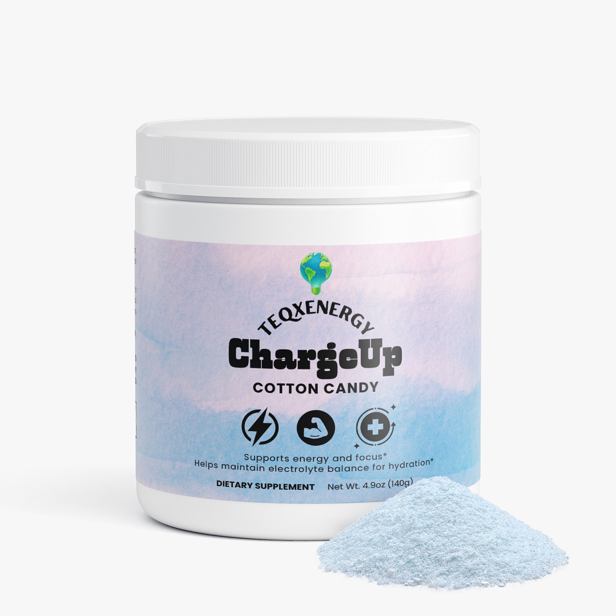 ChargeUp Cotton Candy - Balanced Energy No Crash