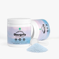 TeqenX ChargeUp Cotton Candy is a sugar-free energy powder that provides sustained energy without the crash. Enhanced with natural caffeine from green tea and L-theanine, it promotes focus and endurance, making it perfect for gamers, athletes, and students. With essential B-vitamins and electrolytes, it's ideal for workouts, studying, or boosting productivity. Start with 1 scoop and adjust to your preference for a delicious energy lift. Elevate your performance with ChargeUp Cotton Candy!