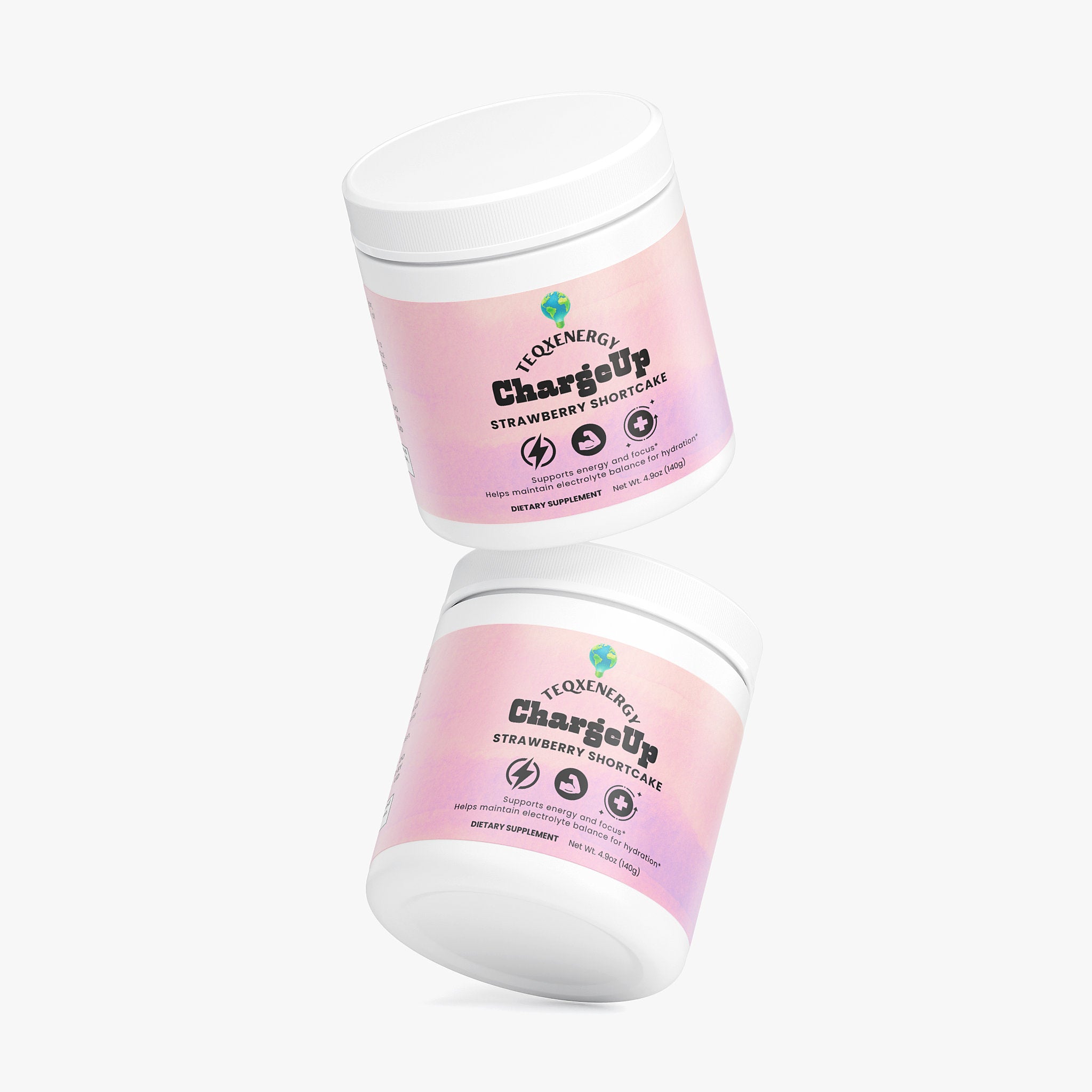 ChargeUp Strawberry Shortcake - Balanced Energy No Crash