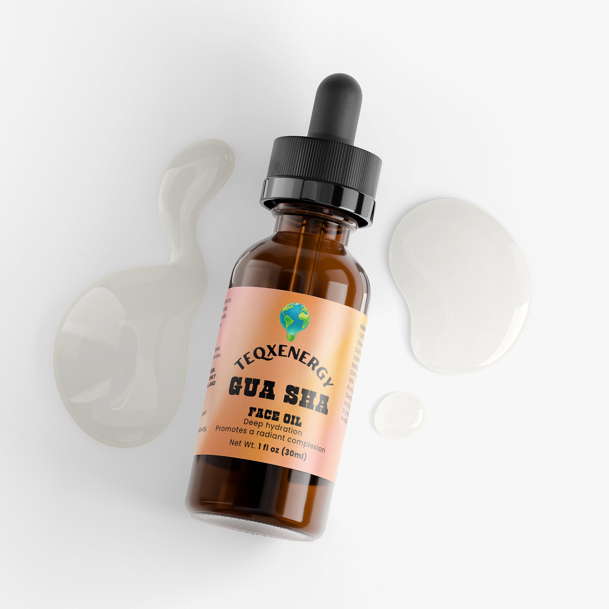 Gua Sha Face Oil - Botanical Anti-Aging Radiance