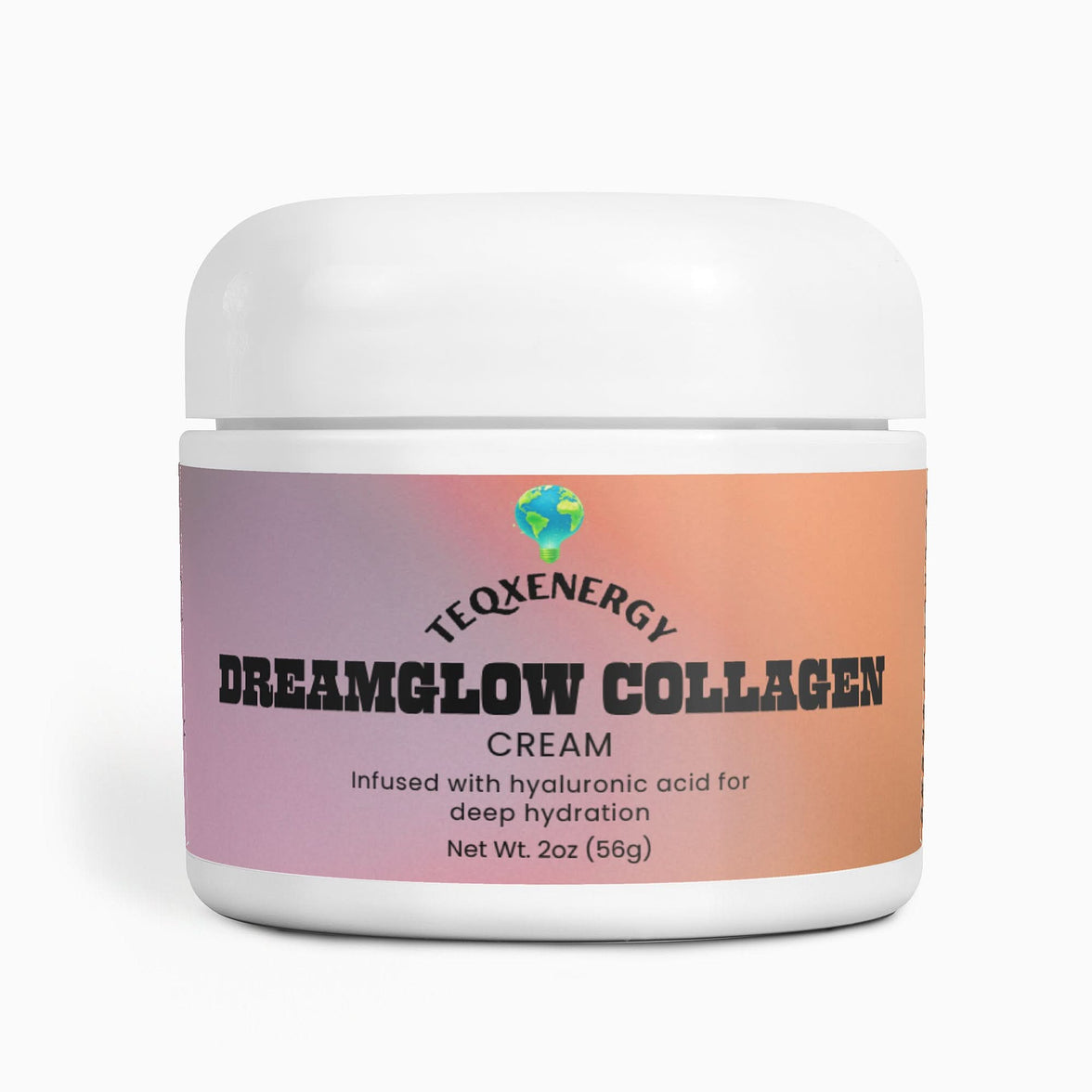 TeqenX Dreamglow Collagen Cream offers luxurious nighttime skin repair with collagen, hyaluronic acid, and melatonin. This hydrating cream enhances elasticity, minimizes fine lines, and nourishes skin with avocado and lavender oils. Suitable for all skin types, apply ¼ teaspoon to a clean face and neck before bedtime for a refreshed glow by morning. Elevate your skincare routine with this effective treatment.