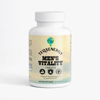 TeqenX Men's Vitality features a blend of Tongkat Ali, L-Arginine, Maca, and Ginseng to enhance male wellness. This formula supports energy, circulation, and overall vitality with over 15 traditional herbs. Experience improved vigor and confidence with easy-to-take daily tablets. Perfect for those seeking peak performance in their daily lives.