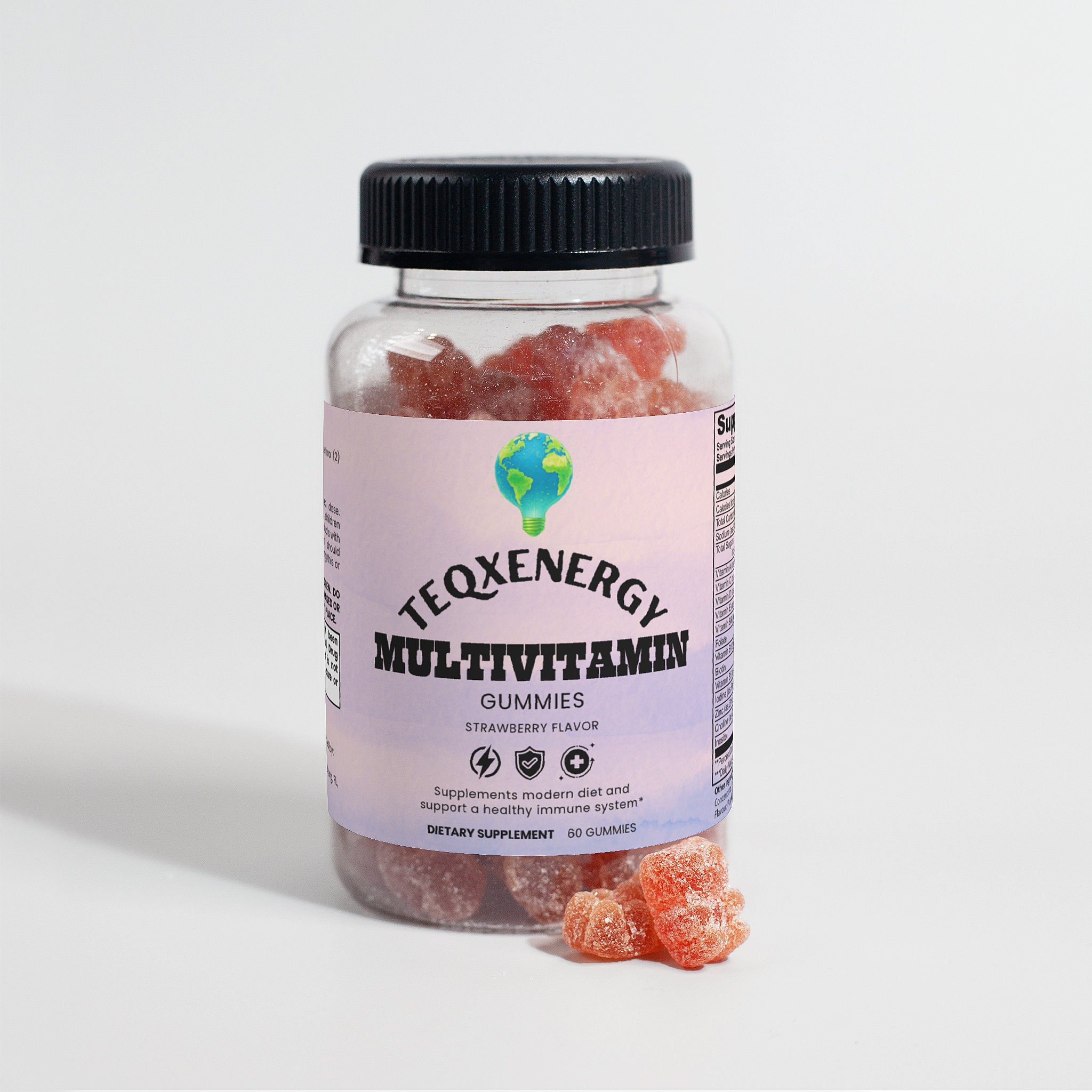 Multivitamin Bear Gummies - Adult Daily Strawberry