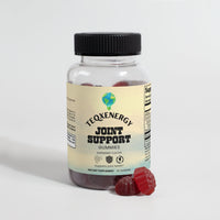 TeqenX Joint Support Gummies in raspberry flavor support healthy cartilage and joint fluid for active adults. Enjoy daily convenience with delicious taste, perfect for athletes and aging individuals seeking mobility maintenance. Each container provides a 30-day supply of essential glucosamine sulfate and antioxidant protection from Vitamin E. Elevate your joint health effortlessly.