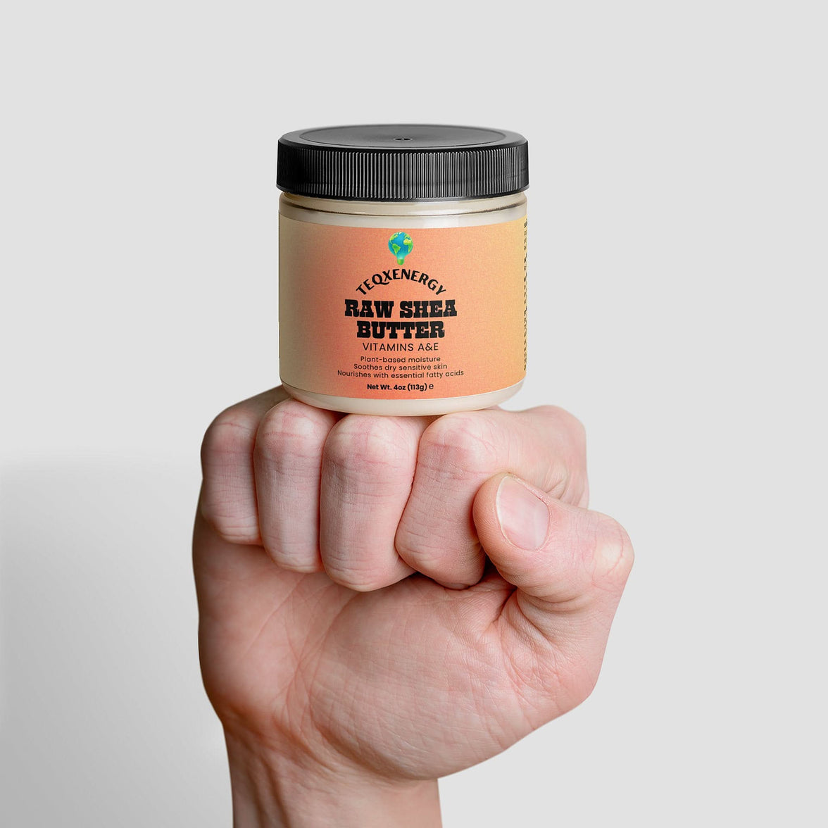 Experience intense hydration with TeqenX Raw Shea Butter. This 100% organic, unrefined moisturizer nourishes your face, body, and hair. Enjoy deep moisture, natural vitamins A & E, and a gentle formula perfect for sensitive skin. Transform rough skin into smooth softness with this versatile skincare essential. Apply as needed for best results.