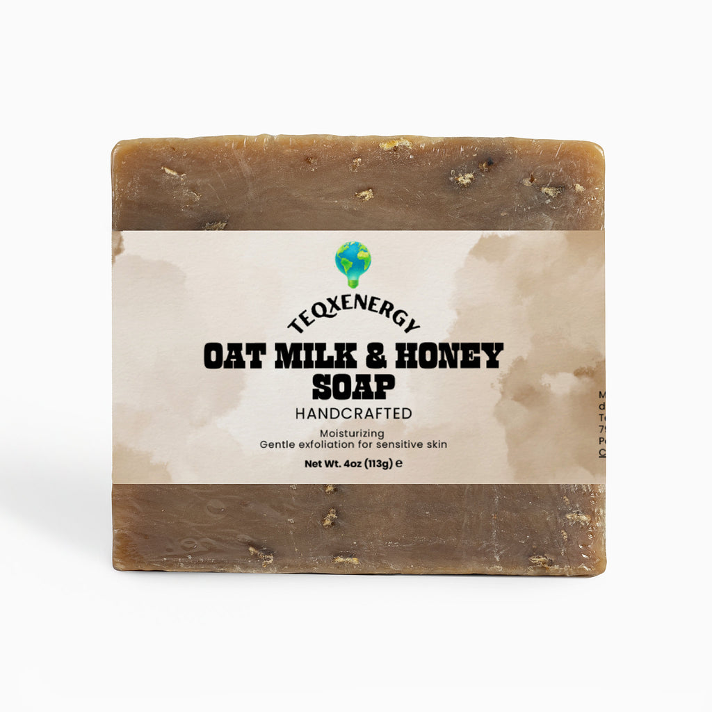 Oat Milk Honey Soap - Handmade Sensitive Skin 4oz