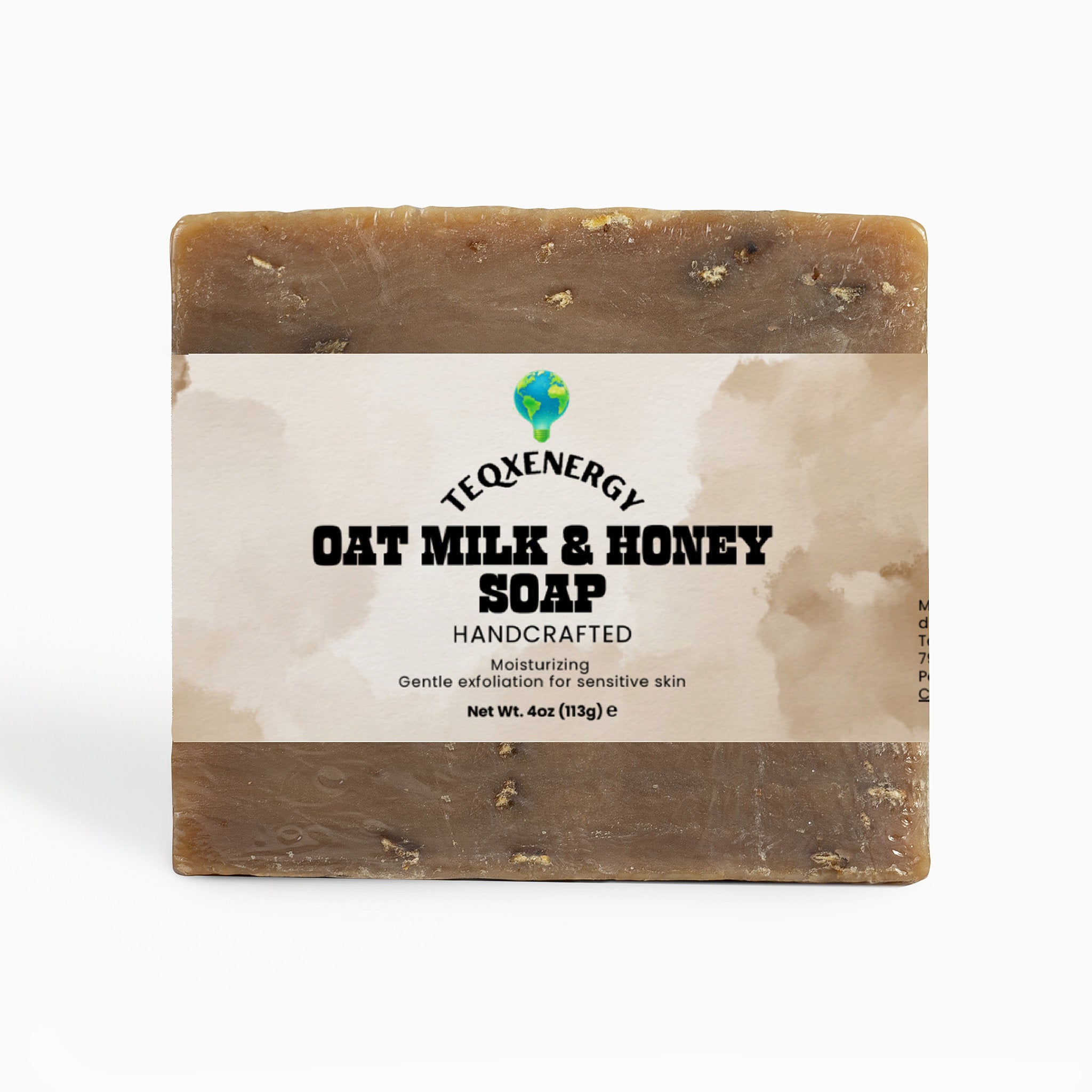 Oat Milk Honey Soap - Handmade Sensitive Skin 4oz