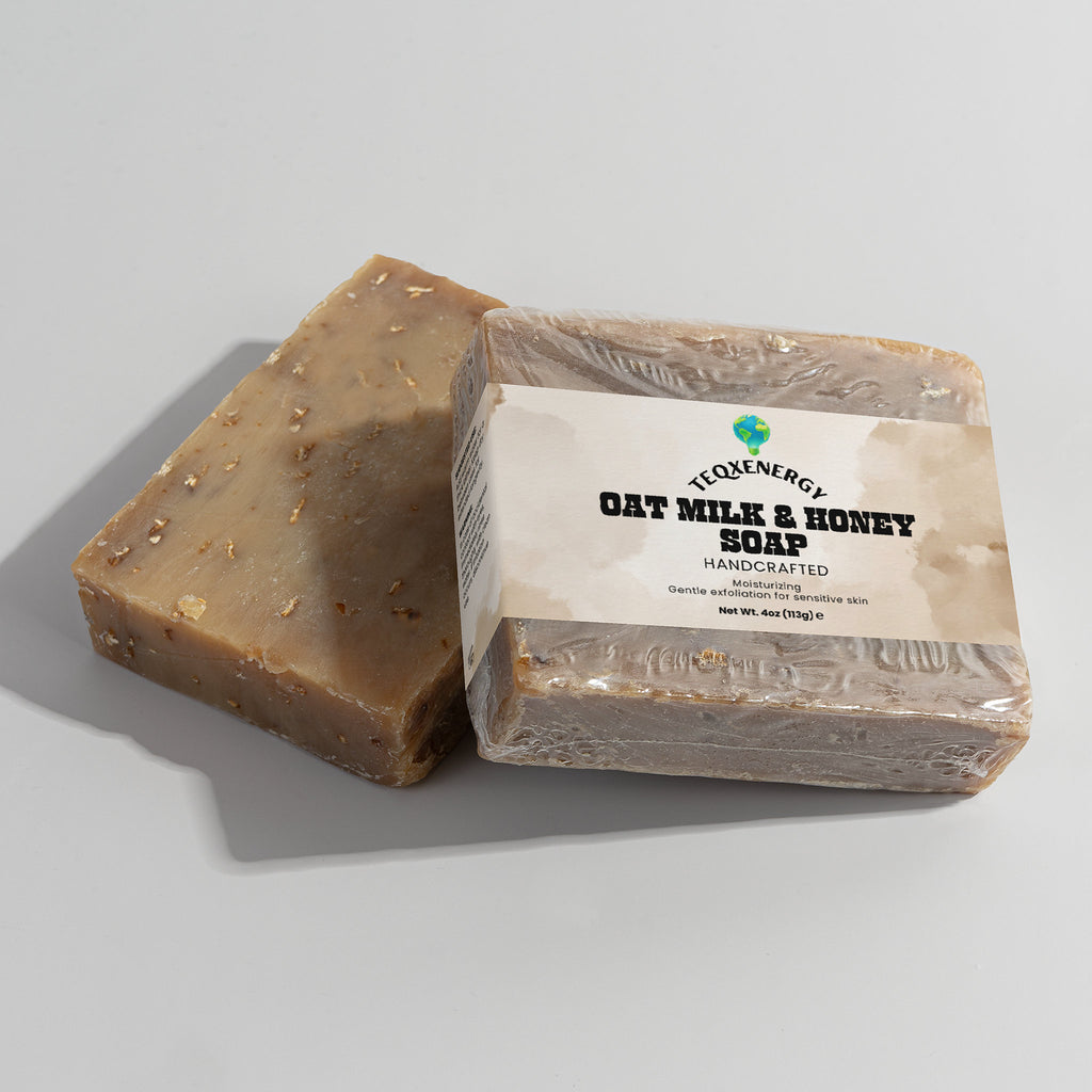 Oat Milk Honey Soap - Handmade Sensitive Skin 4oz