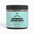 Peppermint Coffee Scrub - Exfoliating Body Polish 4oz
