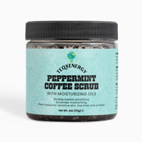 Revitalize your skin with TeqenX Peppermint Coffee Scrub. This 4oz body polish features triple-action exfoliation from micro-roasted coffee, organic sugar, and sea salt, paired with hydrating oils for a smoother, brighter complexion. Enjoy anti-aging benefits, deep hydration, and a perfect pre-tan prep. Suitable for all skin types, this eco-conscious scrub is handcrafted in the USA. Use 2-3 times weekly for best results.