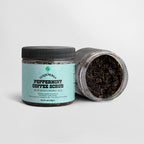 Peppermint Coffee Scrub - Exfoliating Body Polish 4oz
