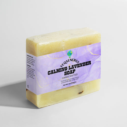 Calming Lavender Soap - Pure Essential Oil Bar 4oz