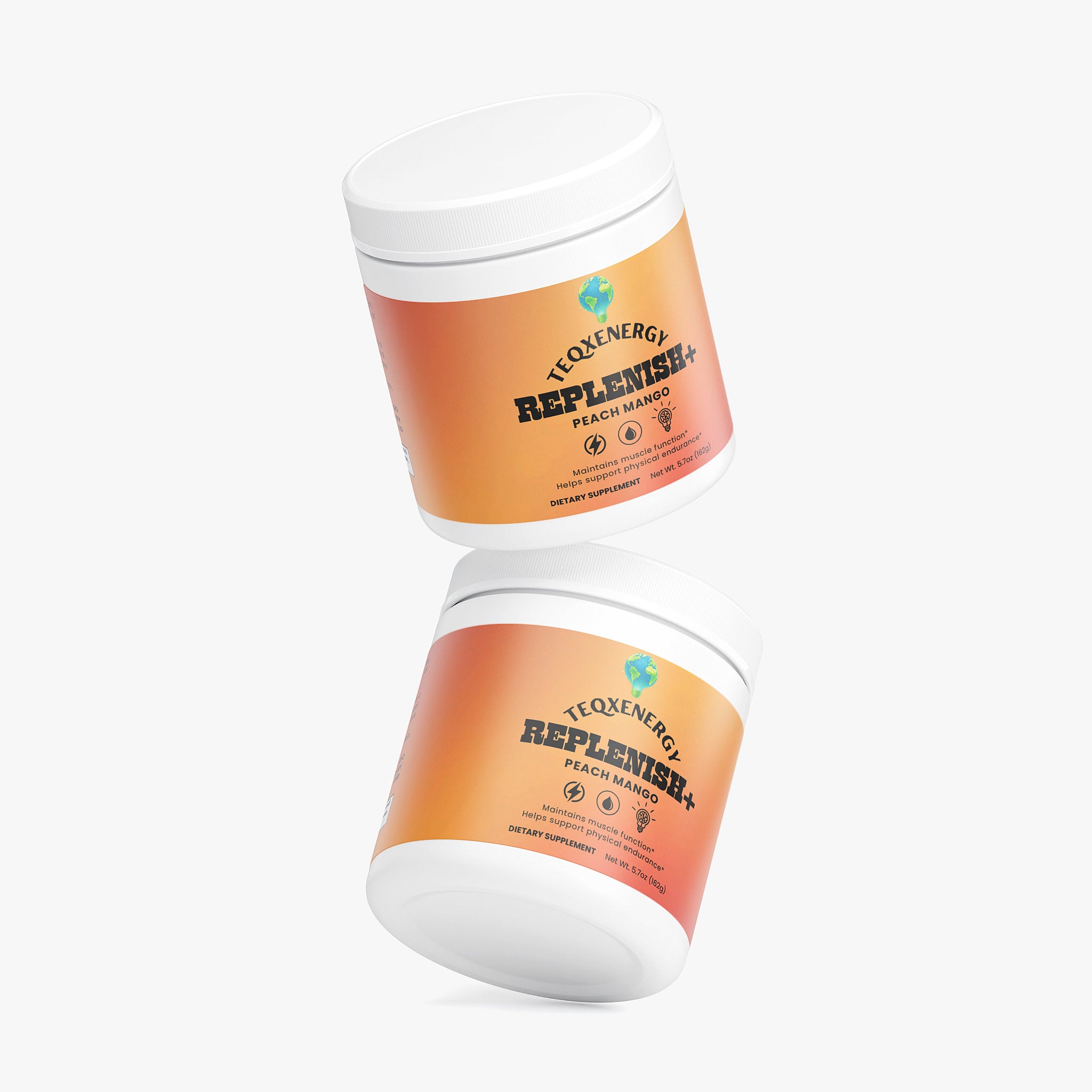 Replenish+ - Peach Mango Electrolyte Hydration 162g