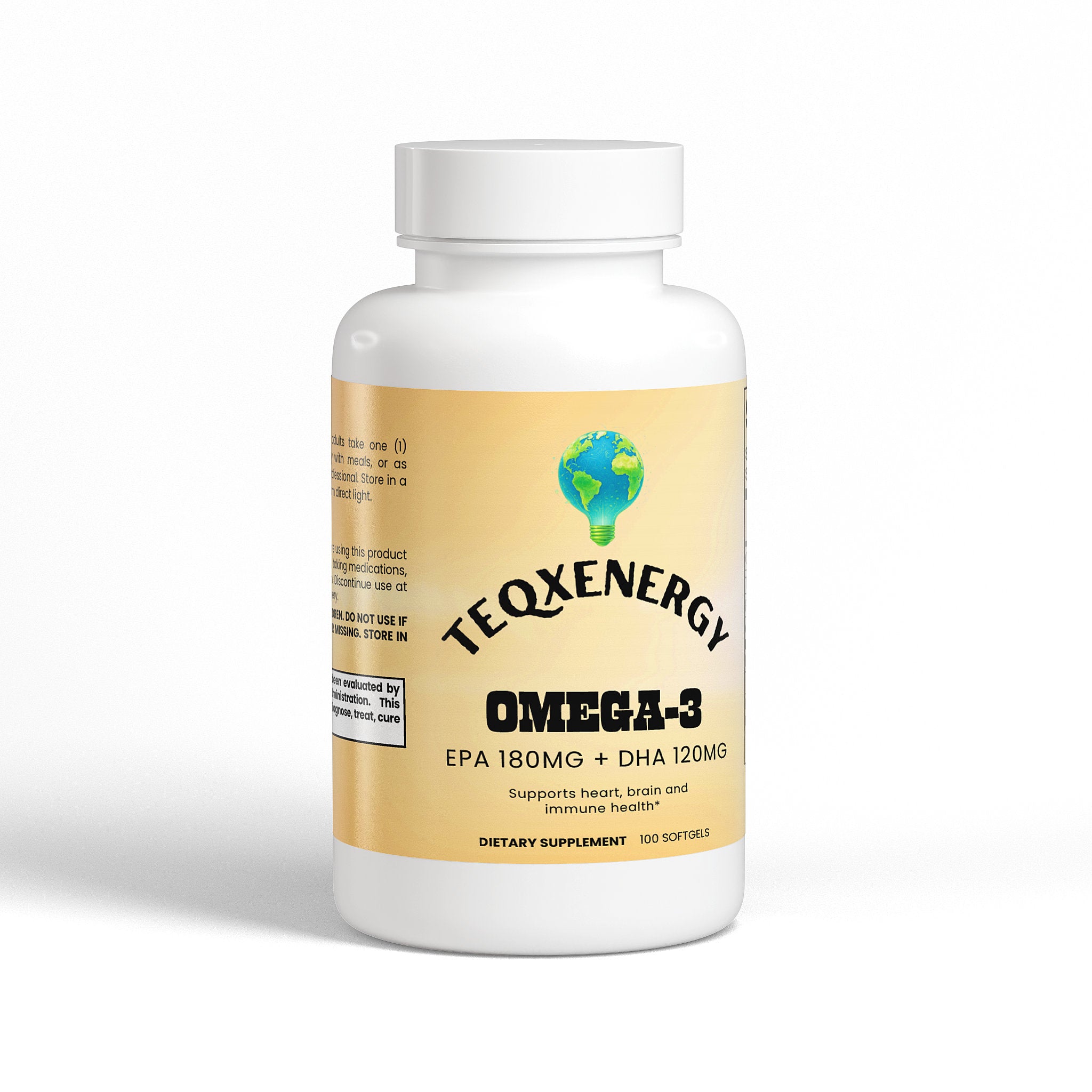 Omega-3 EPA 180mg DHA 120mg - Heart Brain Vision