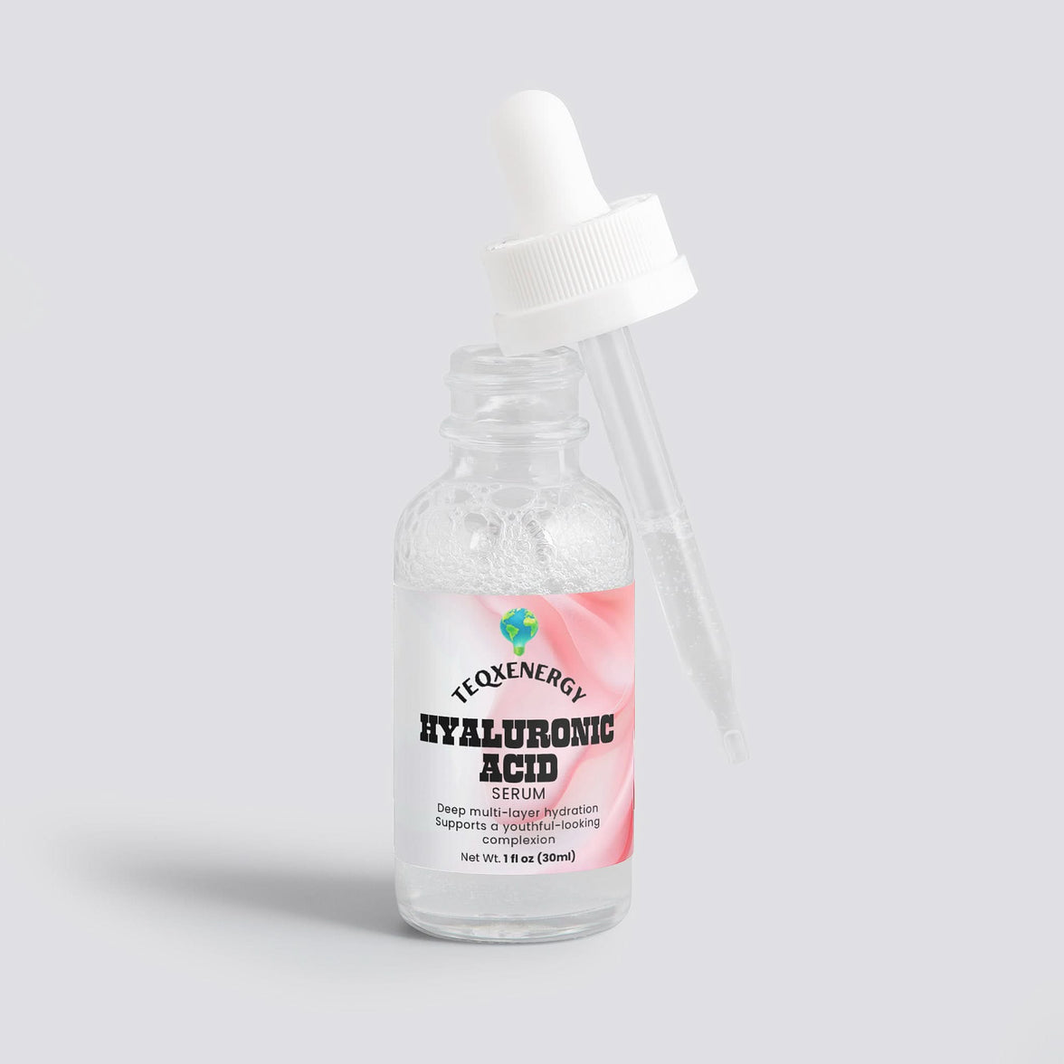 Transform your skin with TeqenX Hyaluronic Acid Serum. This advanced formula features a 4-type hyaluronic complex for deep hydration and rejuvenation. Experience plumper, more elastic skin with improved firmness and reduced fine lines. Lightweight and fast-absorbing, it's suitable for all skin types, including sensitive skin. Elevate your skincare routine with this innovative serum for lasting moisture and anti-aging benefits.