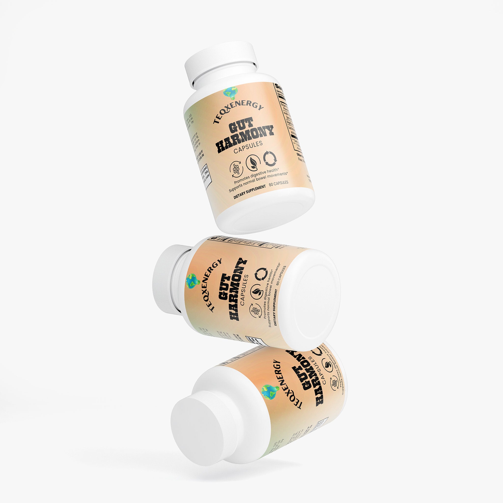 Gut Harmony - Digestive Health ACV Probiotics 60ct