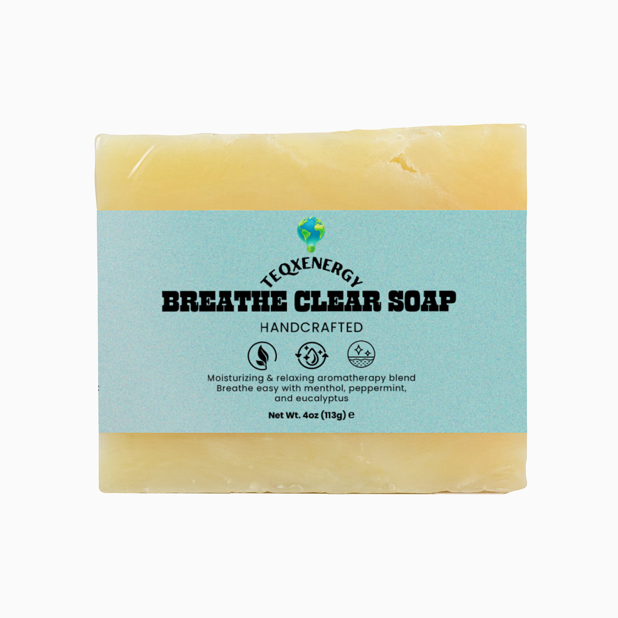 Breathe Clear Soap - Eucalyptus Peppermint Aromatherapy