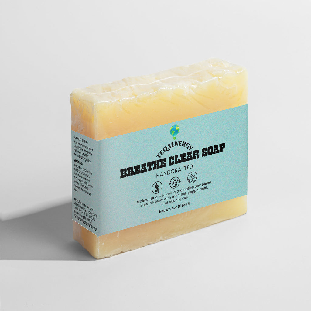 Breathe Clear Soap - Eucalyptus Peppermint Aromatherapy