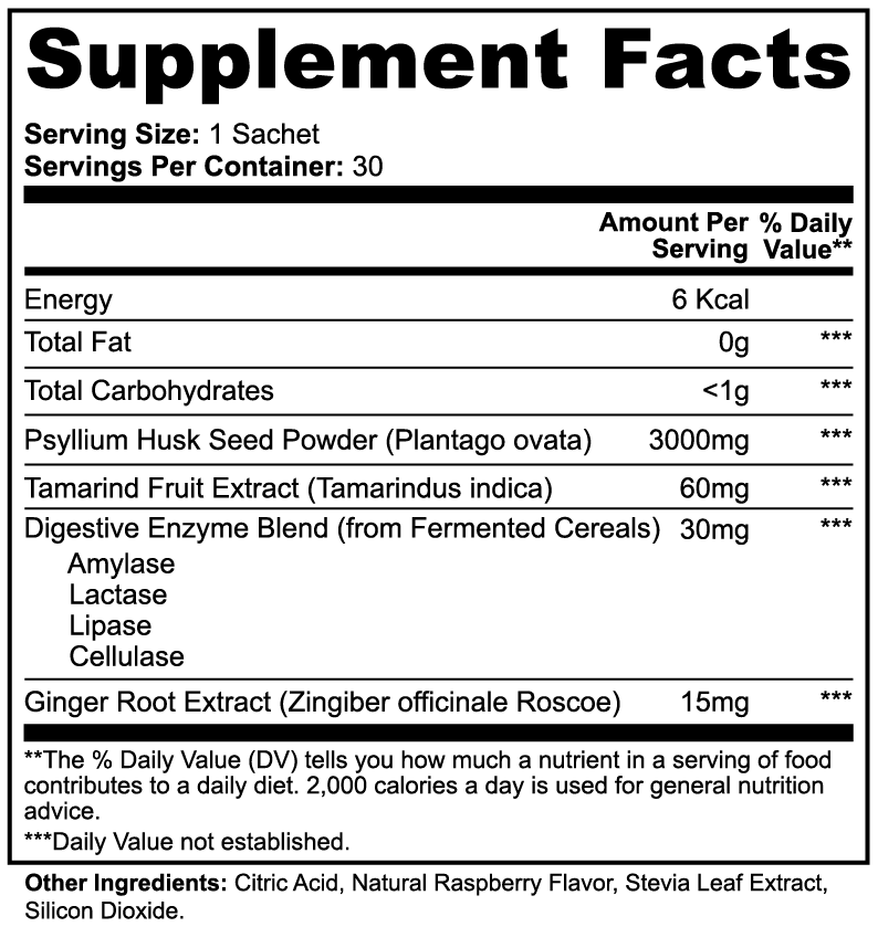 Colon Gentle Cleanse - Natural Fiber Enzymes 30ct