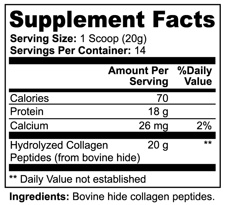 Grass-Fed Collagen Peptides - Types 1 & 3 Beauty