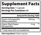 Organic Ashwagandha - Stress Relief Adaptogen