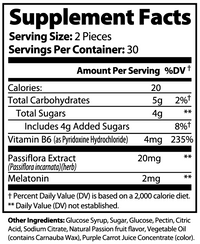 DREAMEASE Gummies in passion fruit flavor support restful sleep with melatonin, passiflora extract, and vitamin B6 for enhanced REM sleep and cognitive performance. Enjoy a faster sleep onset and a delicious way to wind down. Perfect for tackling modern life's challenges while promoting natural relaxation.