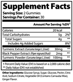 Turmeric Gummies - Curcumin Joint Support 60ct
