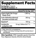 Apple Cider Vinegar - Digestive Probiotic 60ct