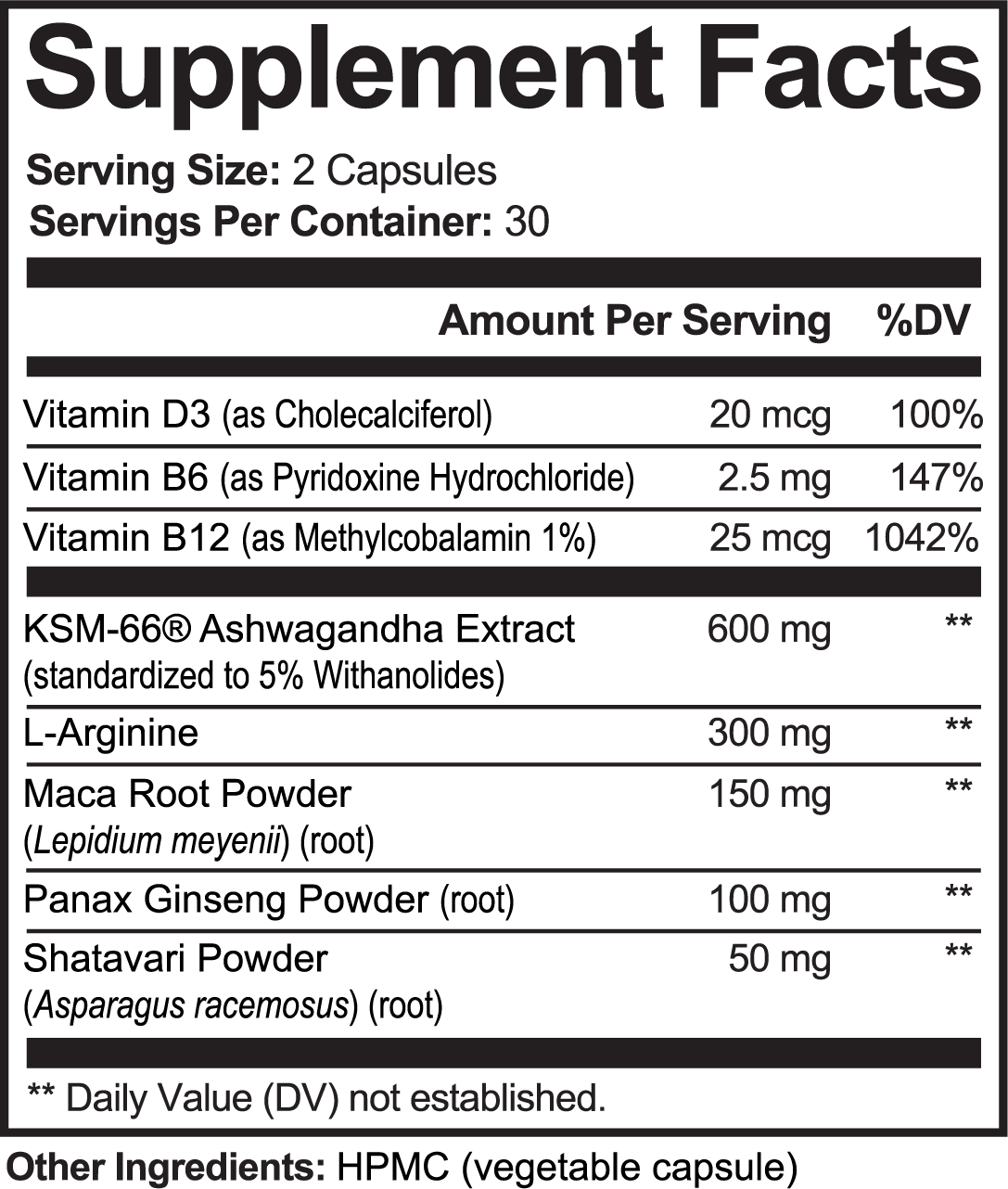 Ashwagandha Plus supports stress resilience and vitality with 600mg of KSM-66® Ashwagandha, Maca, Ginseng, and B-vitamins for enhanced focus and energy. Choose this complex for a calm, confident lifestyle.