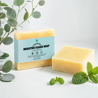 TeqenX Breathe Clear Soap offers an invigorating aromatherapy experience with eucalyptus and peppermint essential oils. This organic soap hydrates with shea butter while delivering a refreshing cleanse. Enjoy a spa-like feel at home with its energizing scent and ethical, fair trade ingredients. Ideal for those seeking luxury and wellness in one premium bar.