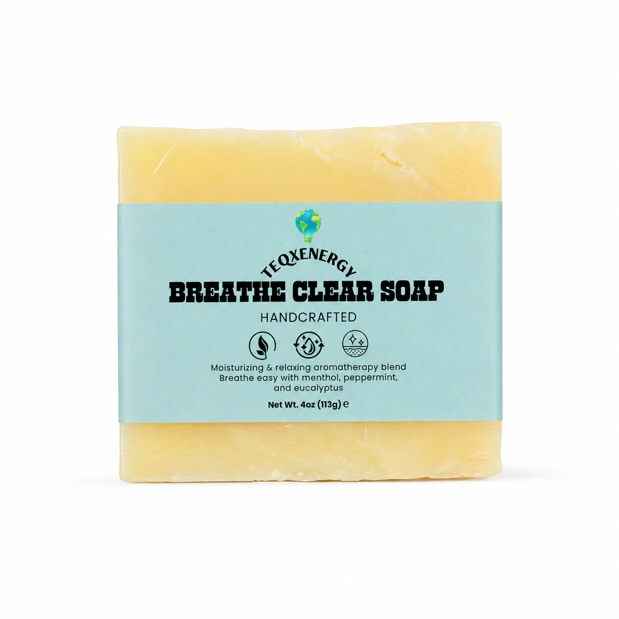 Breathe Clear Soap - Eucalyptus Peppermint Aromatherapy