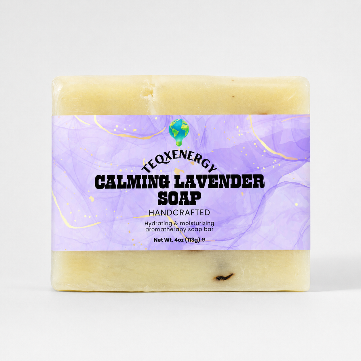 Calming Lavender Soap - Pure Essential Oil Bar 4oz