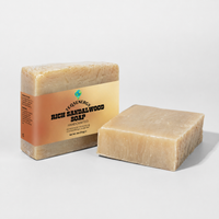 TeqenX Rich Sandalwood Soap is a handcrafted luxury bar designed for sensitive skin. Infused with premium sandalwood and Fair Trade organic oils, it provides a gentle cleanse while promoting relaxation and deep hydration. Perfect for transforming your daily routine into a soothing self-care ritual. Experience the calming aroma and luxurious feel today.