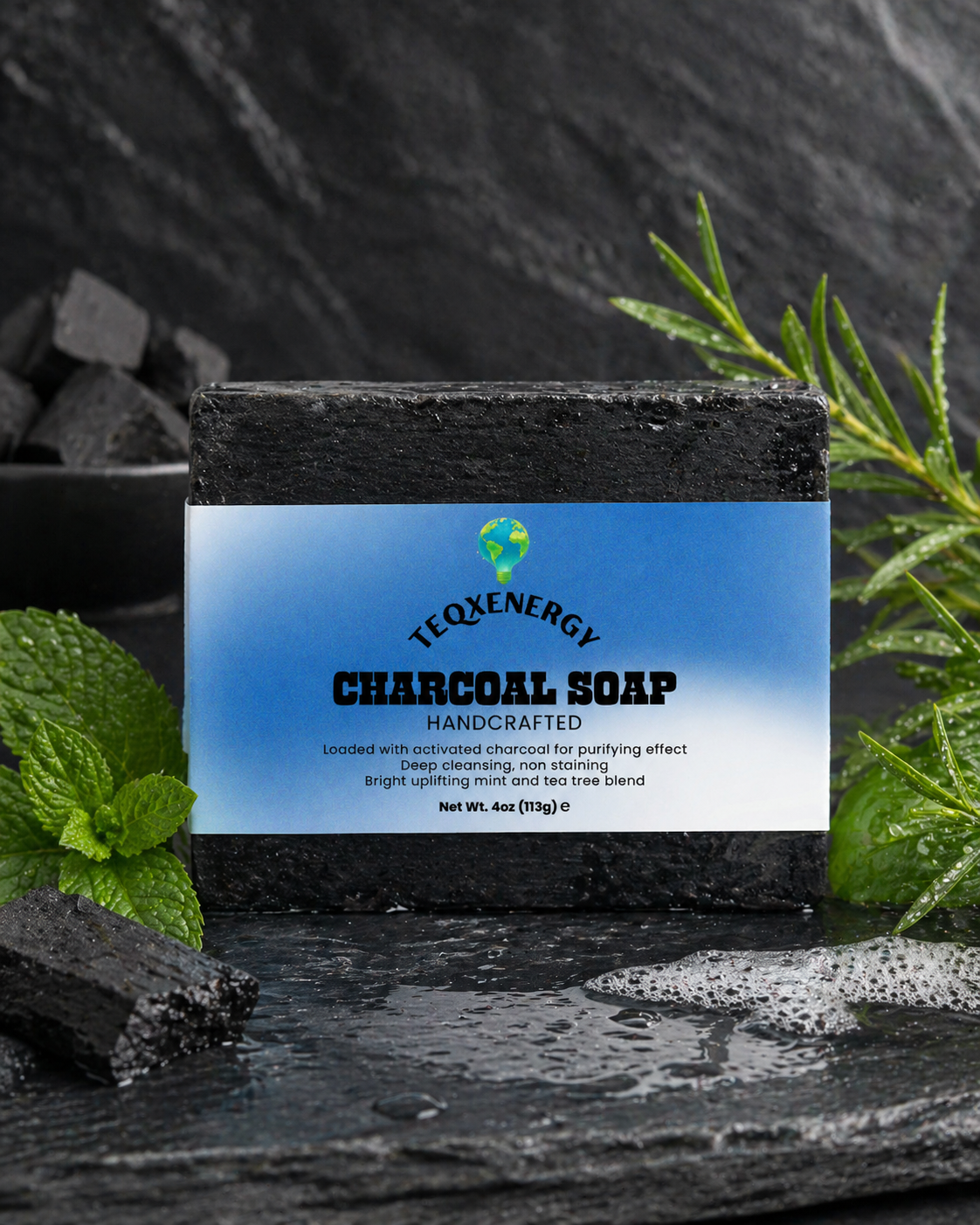 Charcoal Soap - Deep Cleansing Non-Staining Detox