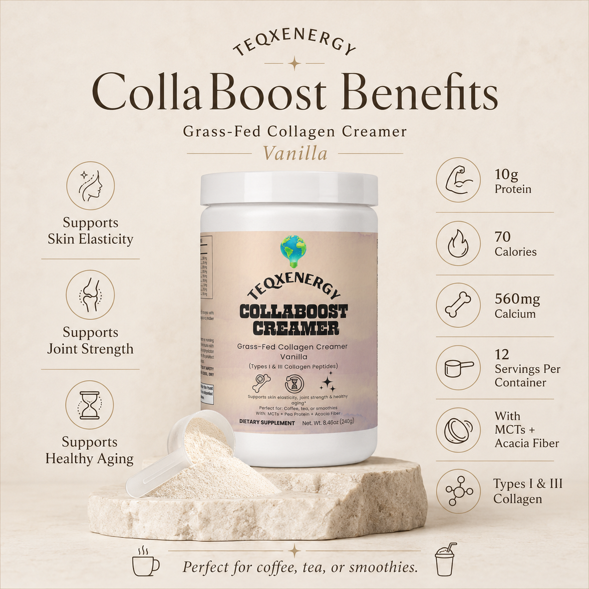 Collaboost Creamer - Grass-Fed Collagen Vanilla