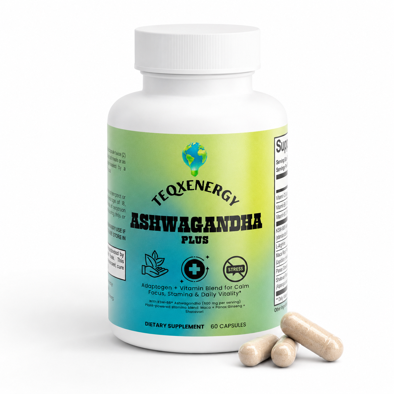 Ashwagandha Plus – Advanced Stress Resilience & Vitality Complex