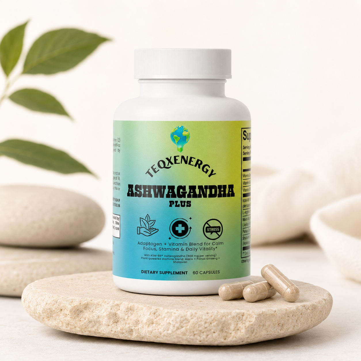 Ashwagandha Plus – Advanced Stress Resilience & Vitality Complex